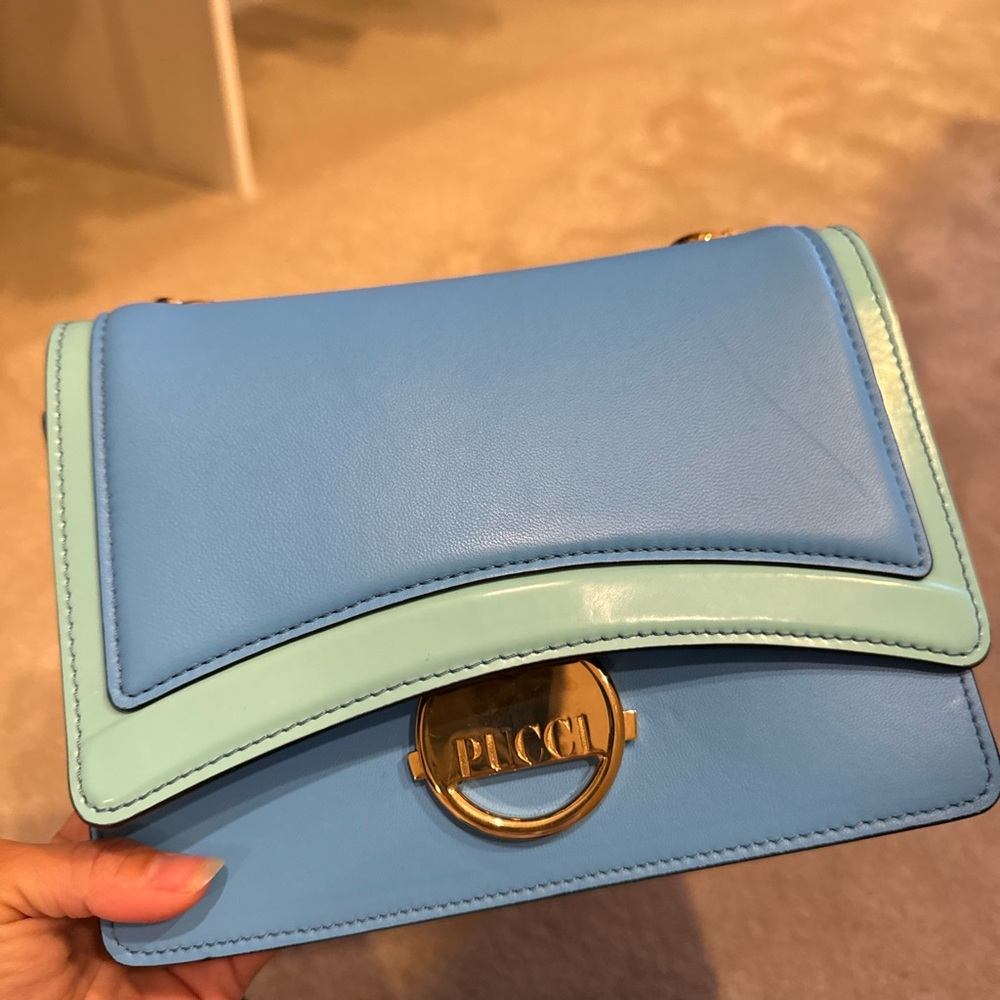 Emilio Pucci BlueLight Blue Women's Bag, new with tags